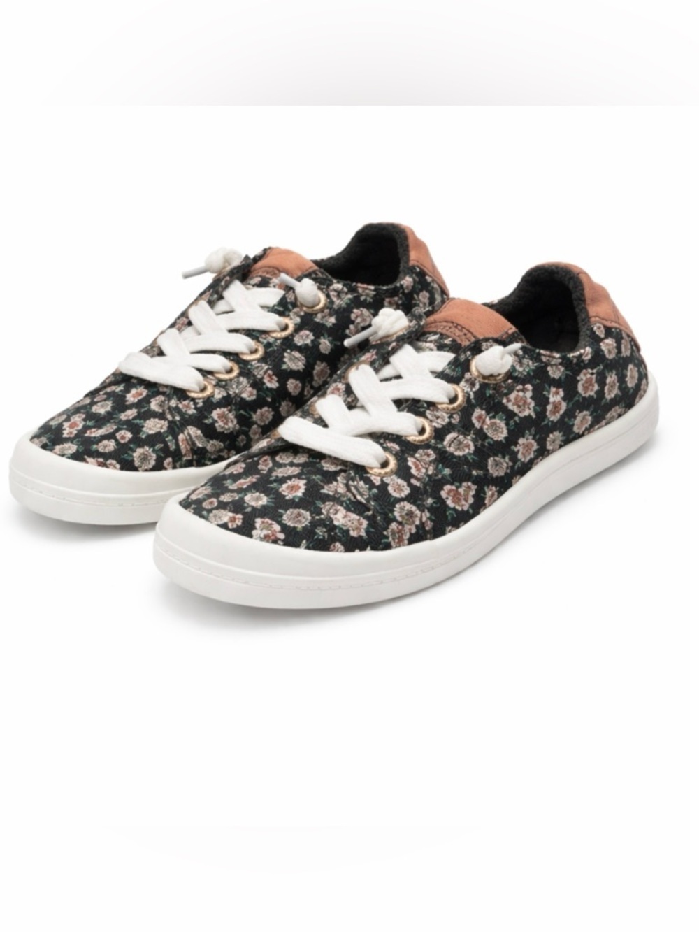 Roxy RG Bayshore III Slip On Shoes Sneakers Size 11 Youth Girls Floral EUC